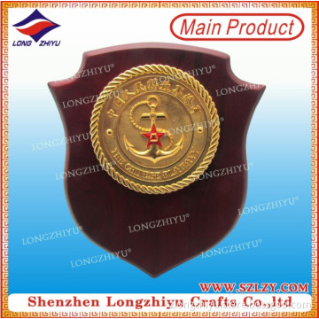 Wholesale Wood Shield Trophy Plaque with Custom Design
